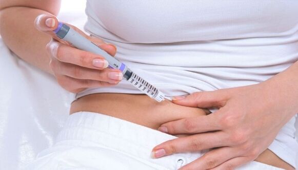 Involi injection at diabetes